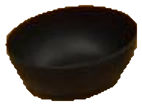 Photo crop: black bowl