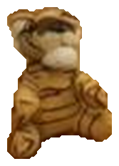 Photo crop: stuffed tiger